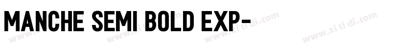 Manche Semi Bold Exp字体转换